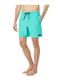 Hermosa Solid 17" Volley Swim Shorts