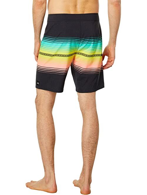 O'Neill Hyperfreak Heat Stripe Line 19" Boardshorts