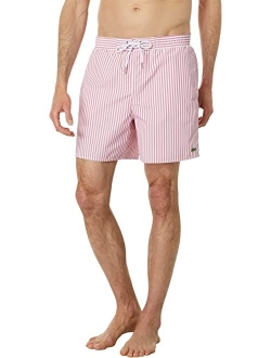 Fine Stripe Swim Trunks