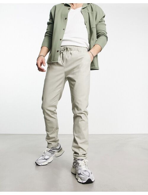 ASOS DESIGN skinny chino pants in beige