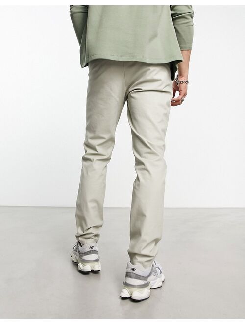 ASOS DESIGN skinny chino pants in beige