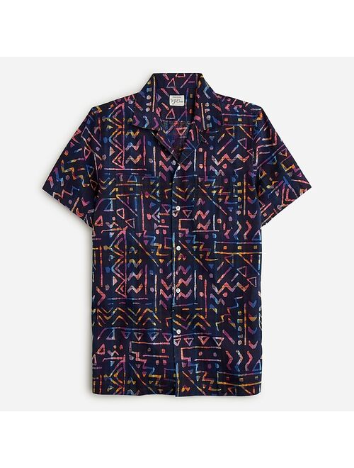 J.Crew Camp-collar shirt in Indian madras