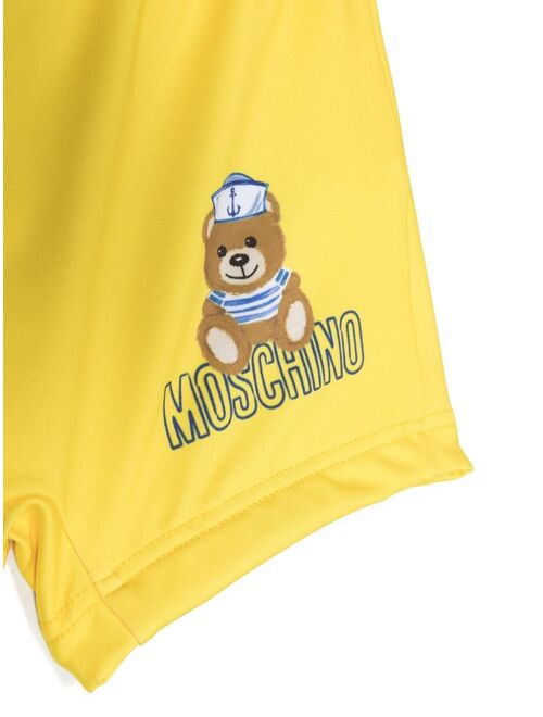 Moschino Kids Teddy Bear print swim shorts