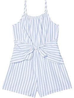 Stripe Tie Front Romper (Big Kids)