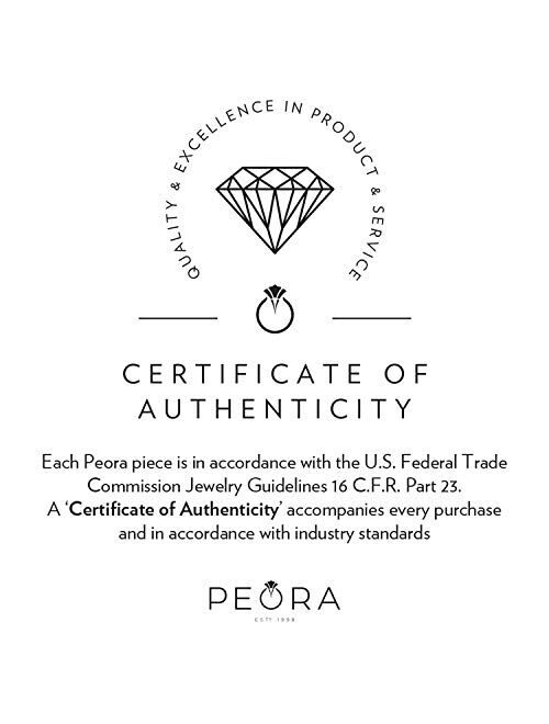 Peora Peridot Pendant Necklace for Women 925 Sterling Silver, Natural Gemstone Birthstone, 1.50 Carats Emerald Cut 8x6mm, with 18 inch Chain