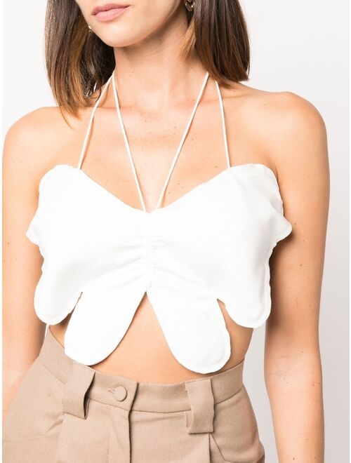 MANURI Jean cropped top