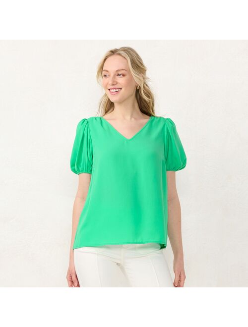 Little Co. by Lauren Conrad Women's LC Lauren Conrad Flowy Sleeve Woven Tee