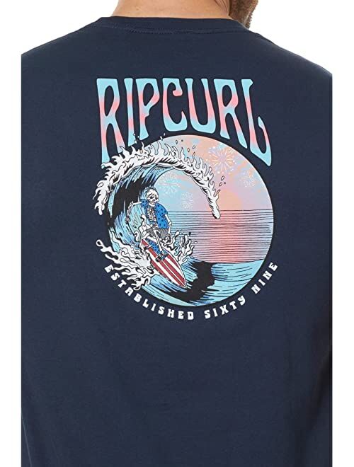 Rip Curl Americana Shred Premium Short Sleeve Tee