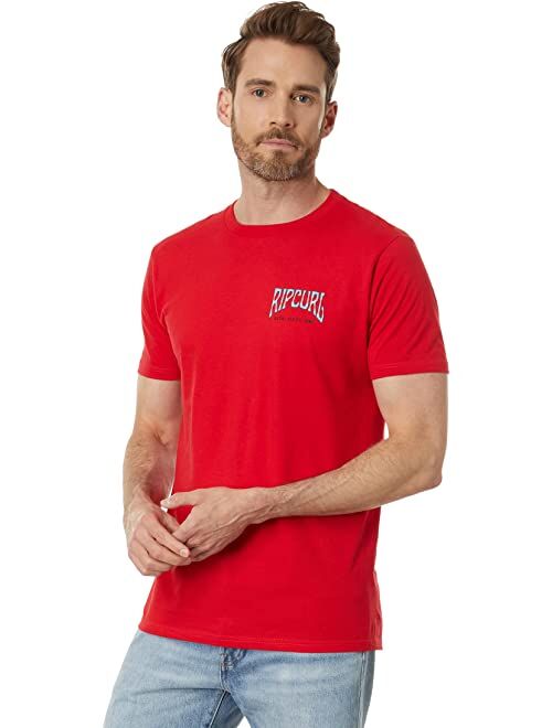 Rip Curl Americana Shred Premium Short Sleeve Tee