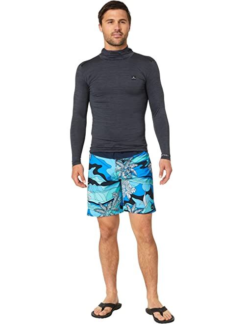 Rip Curl Tech Bomb Performance Fit Long Sleeve UV Hoodie