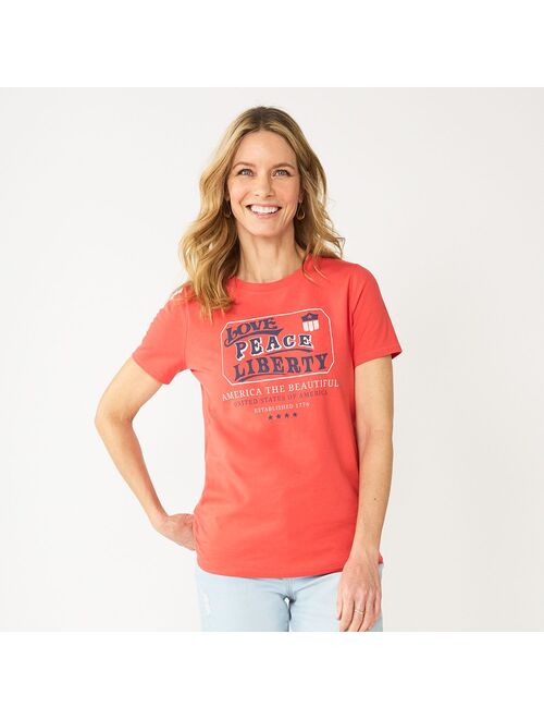 Women's Sonoma Goods For Life Patriotic Graphic Tee