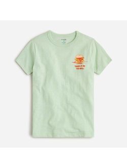 Kids' short-sleeve cheeseburger graphic T-shirt