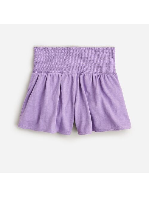 Girls&apos; smocked-waist short