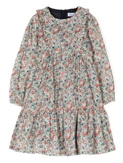 Tartine Et Chocolat Liberty-print tiered dress