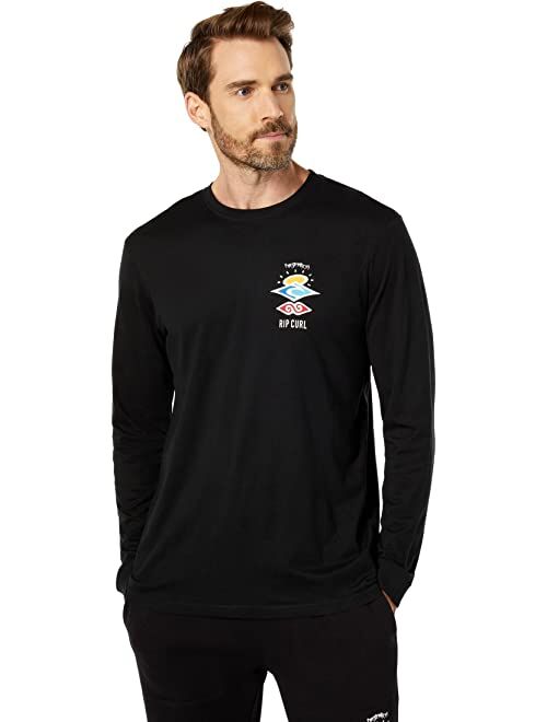 Rip Curl Search Icon Long Sleeve Tee