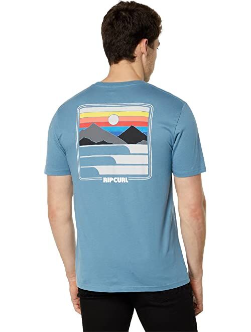 Rip Curl Surf Revivial Sunset Short Sleeve Tee