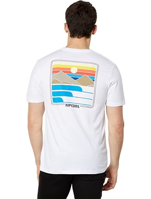 Rip Curl Surf Revivial Sunset Short Sleeve Tee