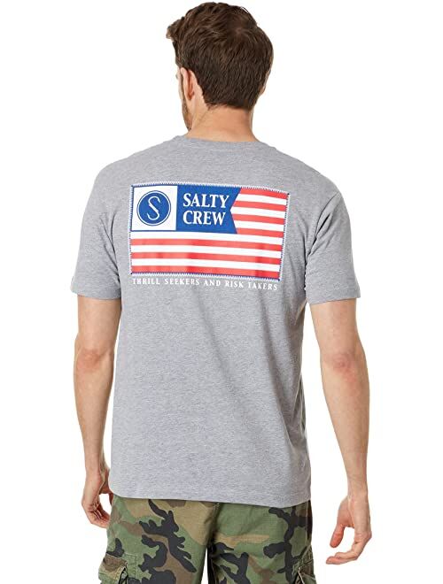 Salty Crew Freedom Flag Short Sleeve Tee