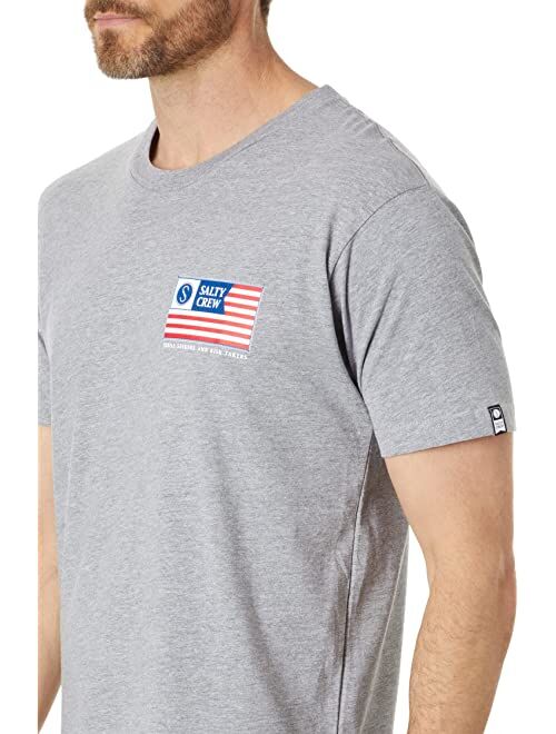 Salty Crew Freedom Flag Short Sleeve Tee