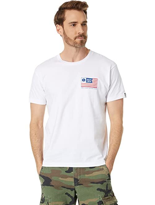 Salty Crew Freedom Flag Short Sleeve Tee