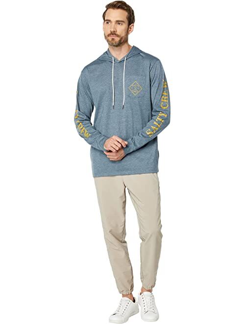 Salty Crew Tippet Pocket Hood Tech Tee