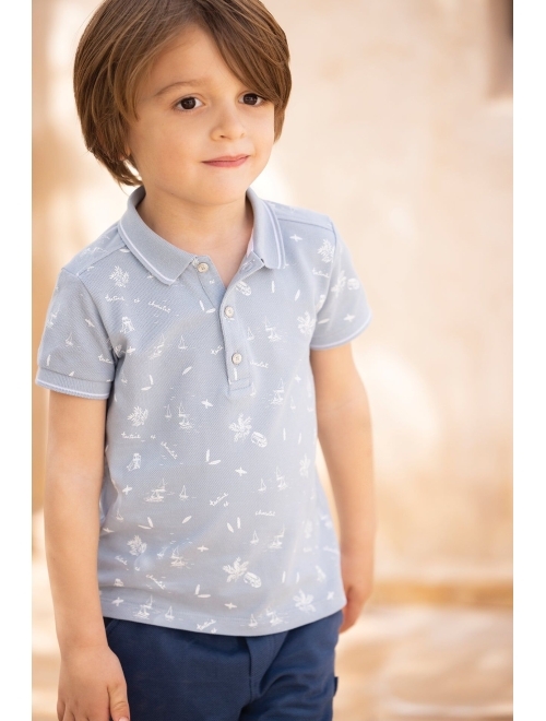 Tartine Et Chocolat all-over logo-print polo shirt