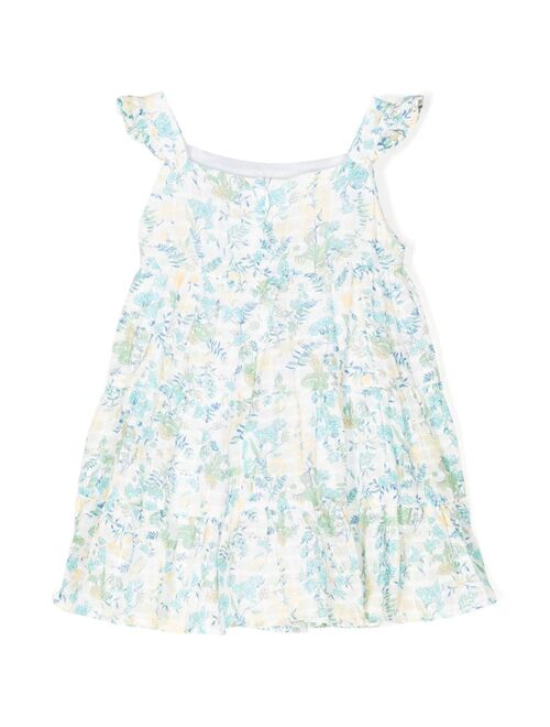 Tartine Et Chocolat floral-print ruffle-detail dress