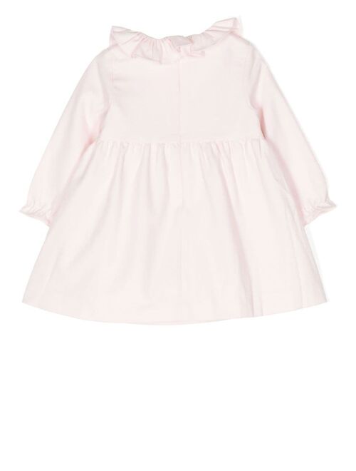 Tartine Et Chocolat embroidered ruffle-collar dress