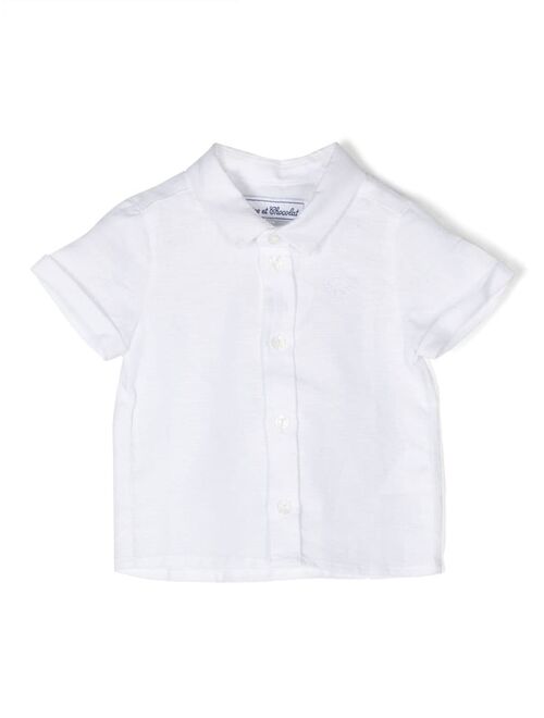 Tartine Et Chocolat short-sleeve linen shirt