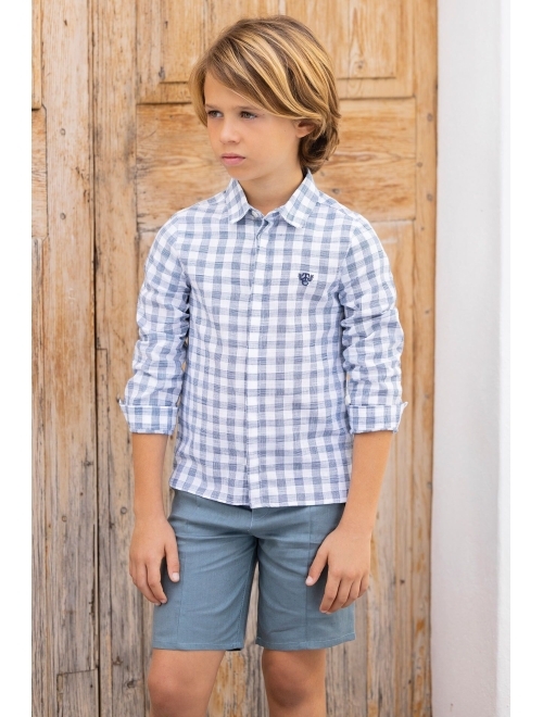 Tartine Et Chocolat gingham-check cotton shirt