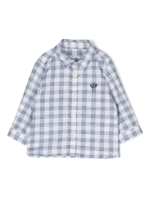 Tartine Et Chocolat gingham-check cotton shirt