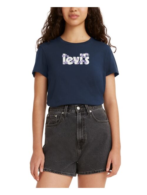 LEVI'S Women's Perfect Graphic Logo T-shirt