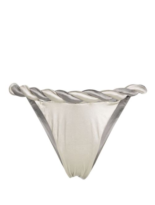 Isa Boulder twisted-waistband bikini bottoms