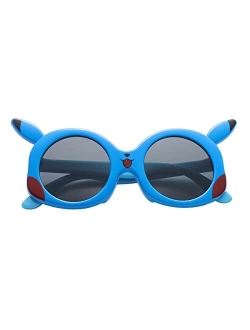 NIDOVIX Kids Polarized Sunglasses for Baby Boys Girls Toddler Age 0-8 Flexible Rubber Sun Glasses 100% UV400 Protection