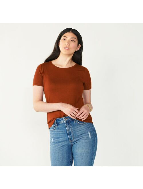 Women's Nine West Essential Crewneck Tee