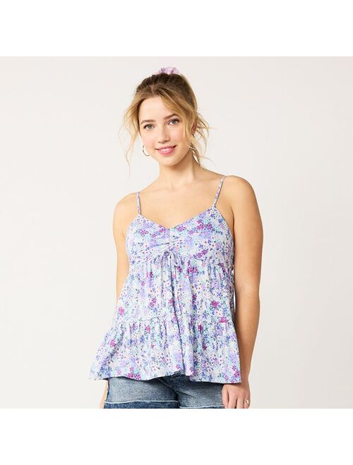 Juniors' SO Tiered Babydoll Cami