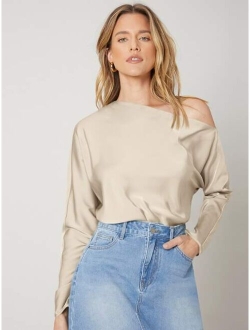 Premium Asymmetrical Neck Regular Fit Top