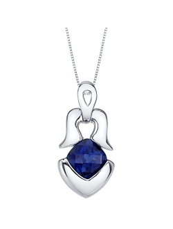 Sterling Silver Tumi Pendant Necklace available in various colored stones