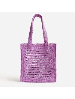 Open-weave tote bag