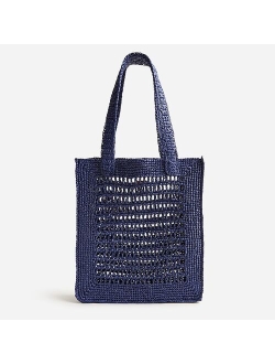 Open-weave tote bag