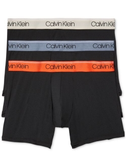 Men's 3-Pack Microfiber Stretch Boxer Briefs