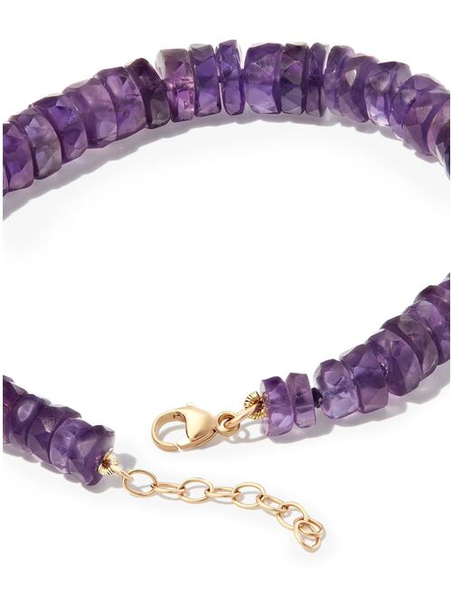 JIA JIA 14kt yellow gold amethyst beaded bracelet