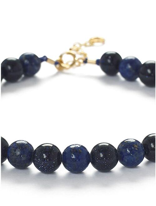 THE ALKEMISTRY lapis lazuli beaded bracelet