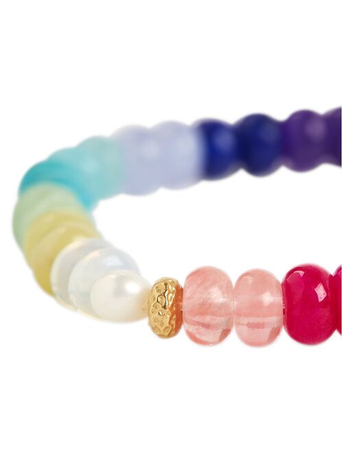 Anni Lu Iris rainbow beaded bracelet