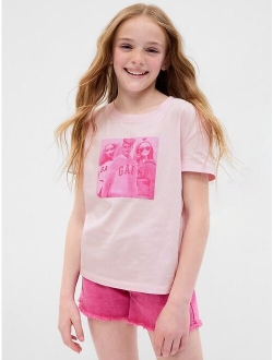 Barbie Kids 100% Organic Cotton Logo Graphic T-Shirt