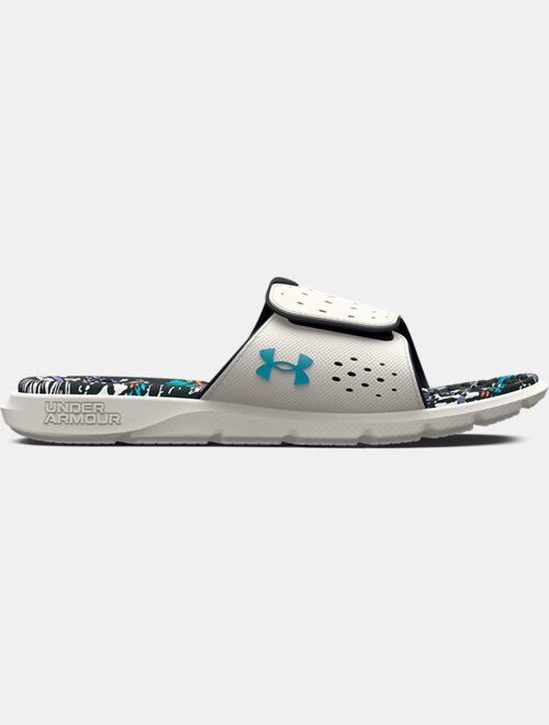 Under Armour Women's UA Ignite Pro Graphic Footbed Slides