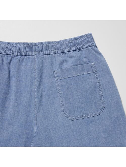 UNIQLO Chambray Stretch Easy Shorts (8")