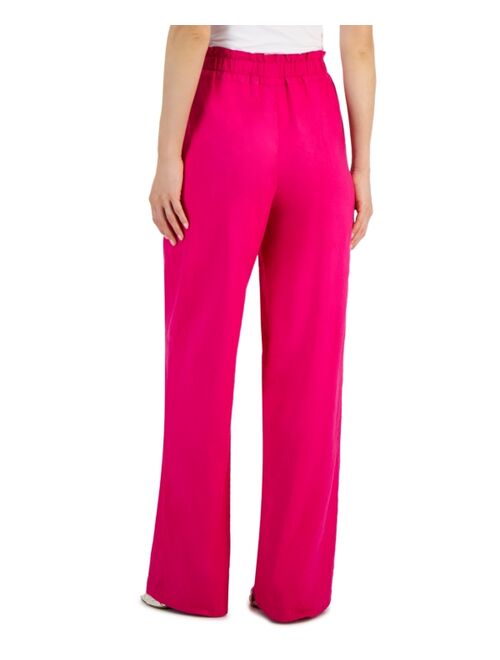 I.N.C. INTERNATIONAL CONCEPTS Petite Paperbag-Waist Pants, Created for Macy's