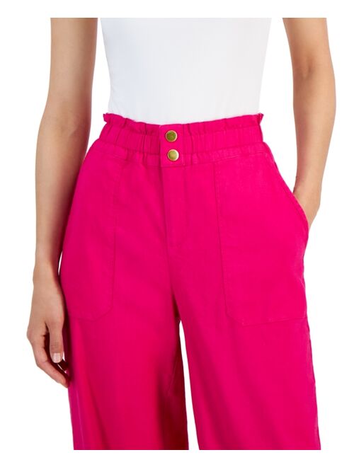 I.N.C. INTERNATIONAL CONCEPTS Petite Paperbag-Waist Pants, Created for Macy's