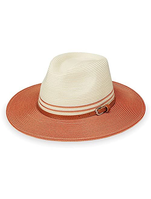 Wallaroo Hat Company Womens Kristy Fedora UPF 50+, Lightweight, Adjustable, Packable, Designed in Australia